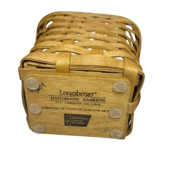 Longaberger basket small tapered brown liner - Picture 5 of 9